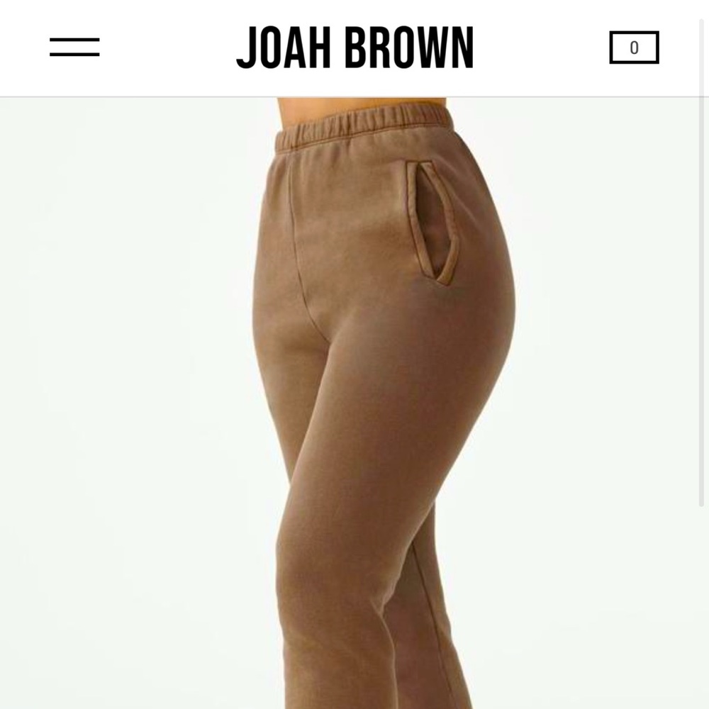 Joah Brown SOLD OUT Empire Jogger sweatpants cocoa